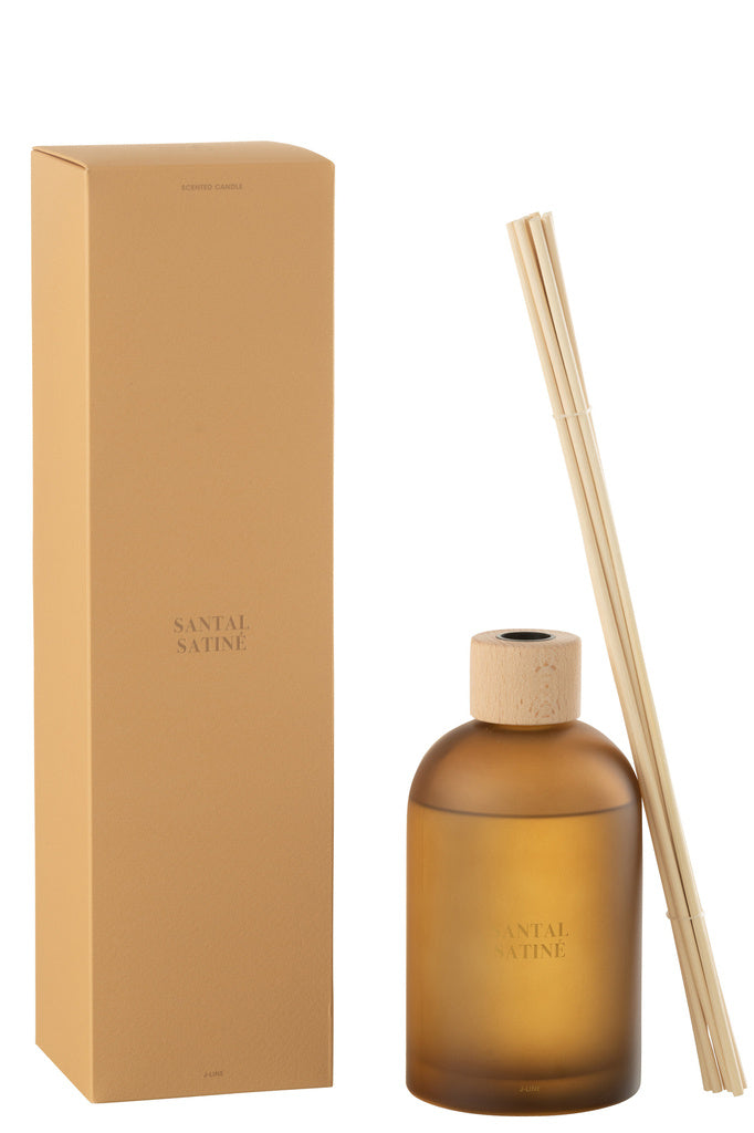J-LINE GEURSTOKJES ACCORDS ESSENTIELS – SANTAL SATINÉ 550ML