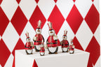 J-LINE PINGUÏN KERST POLYRESIN MULTICOLOR GROOT (ASSORTIMENT VAN 3)