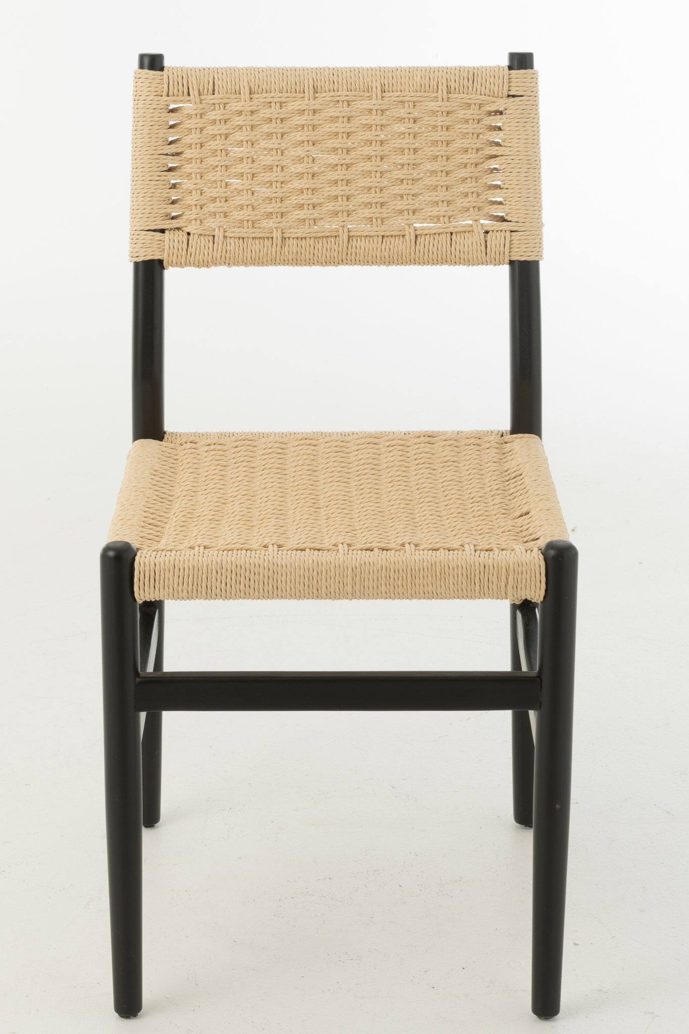 Stoel Lap Beukenhout/Zwart Touw