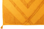 J-LINE GERUIT TUFTED PATROON + KWASTJES KATOEN OKER