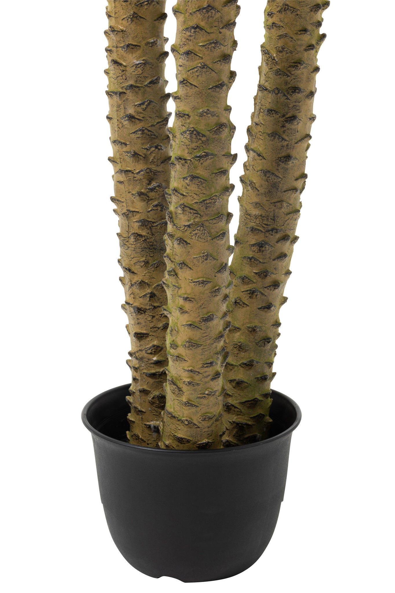 Palmboom 3 delen Real Touch In Pot Plastic Groen