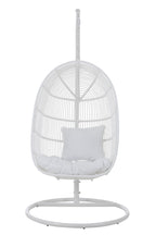J-LINE HANGSTOEL OVAAL STAAL WIT