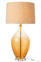 Tafellamp Glas Amber