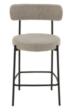 J-Line Bar Chair Boucle Plywood/Polyester Grey/Black