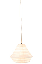 J-LINE HANGLAMP NEST RAFFIA WIT