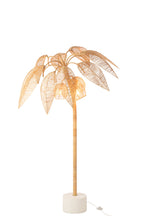 Vloerlamp Kokospalm Rietvlechtwerk Naturel Klein