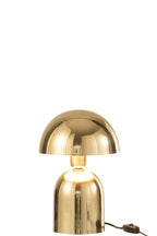 Lamp Paddenstoel Metaal Glanzend Goud
