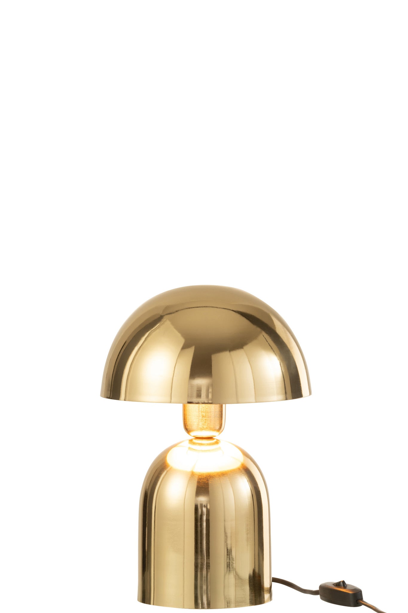 Lamp Paddenstoel Metaal Glanzend Goud