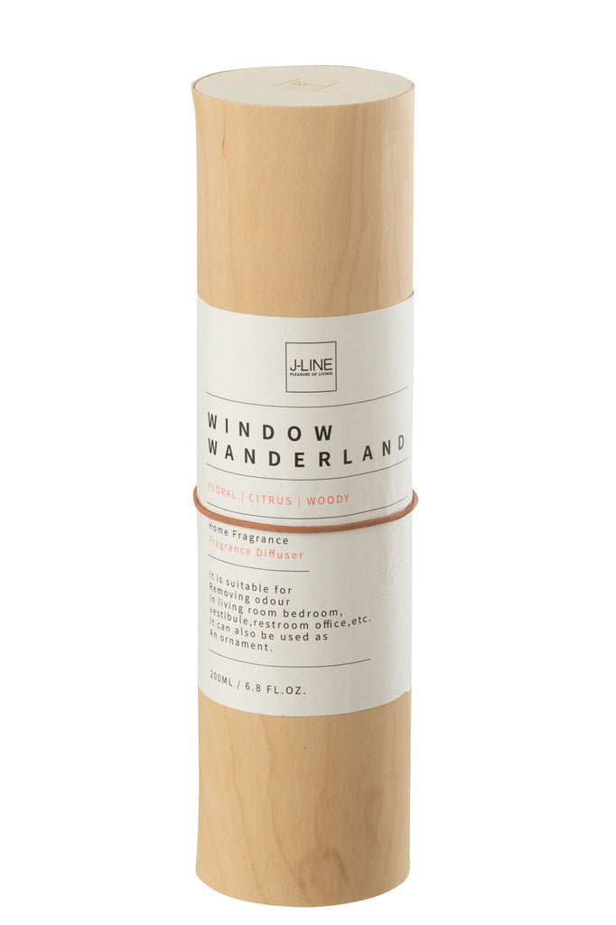 J-LINE DIFFUSER ROUND WINDOW – WANDERLAND TRANSPARENT (LARGE)