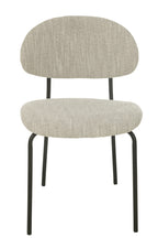 Eetkamerstoel Textiel/Metaal Beige