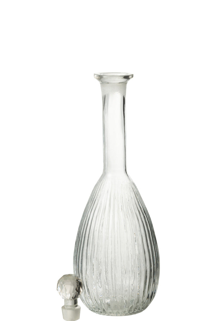 J-LINE KARAF STRIPES GLAS TRANSPARANT