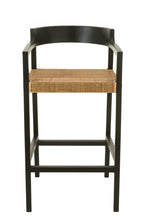 J-LINE BARKRUK EMMA TEAK ZWART/BRUIN