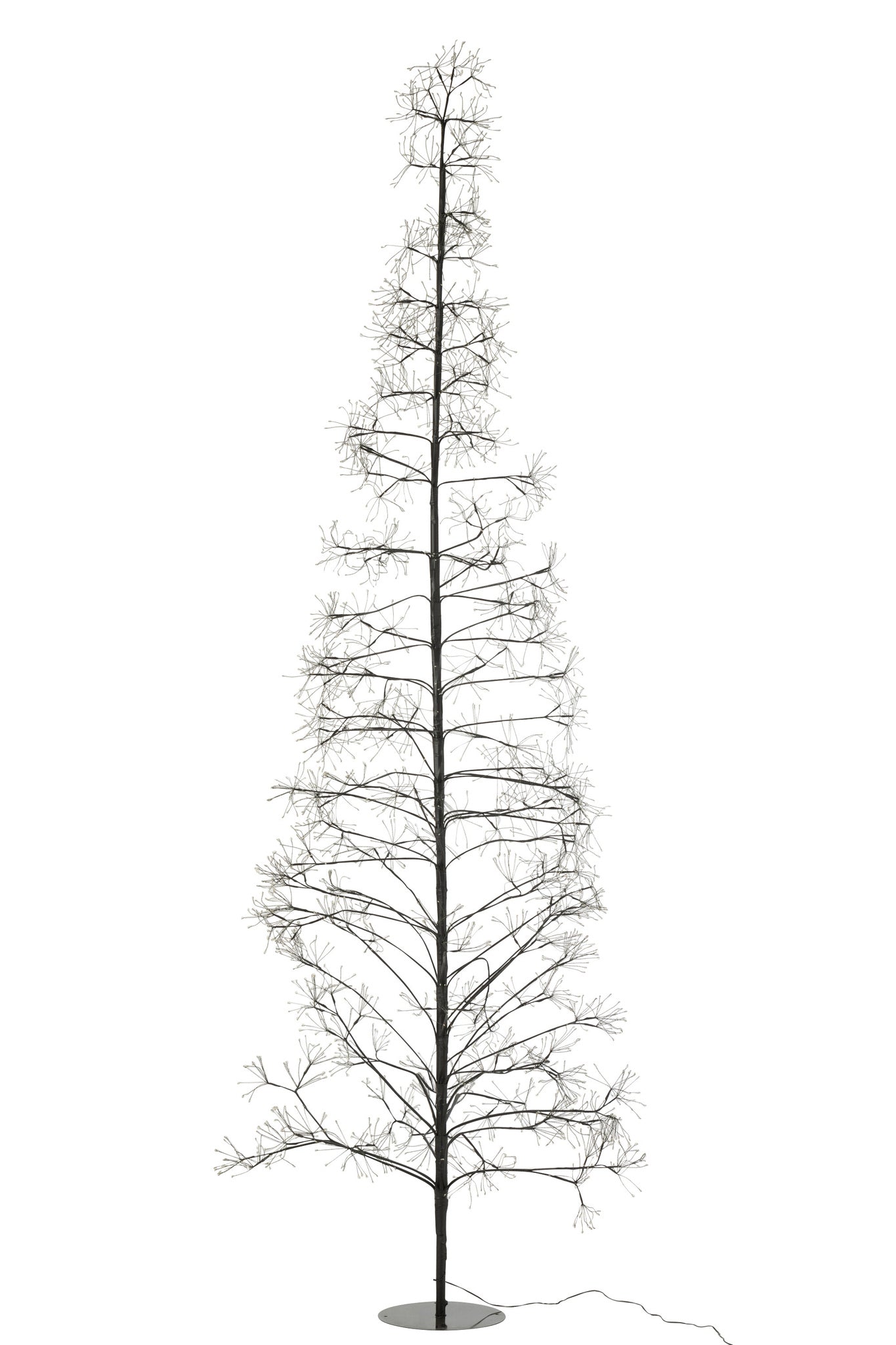 J-LINE BOOM 3000 LED METAAL ZWART GROOT