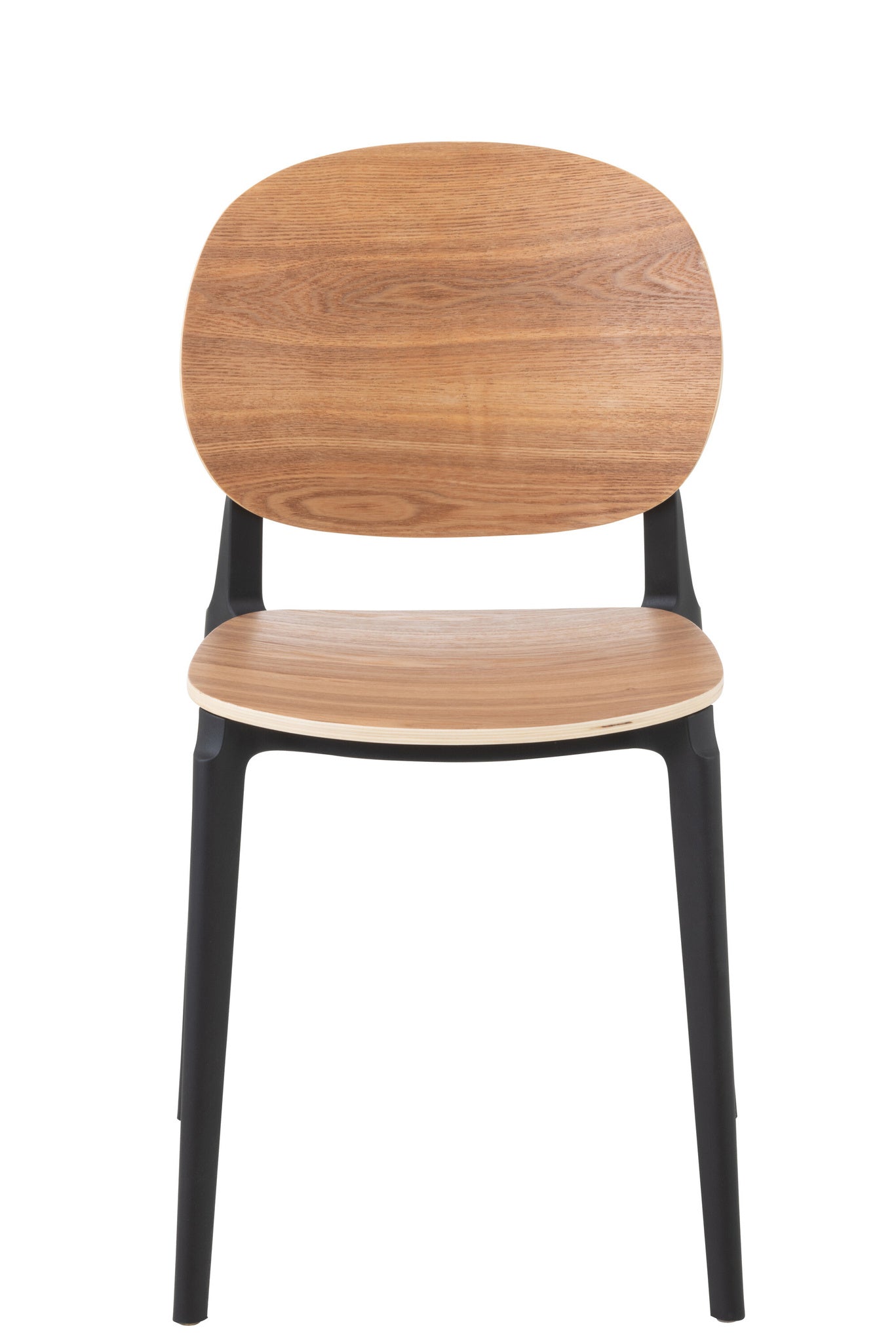 Stoel Basic polyester/fineer naturel