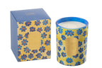 J-LINE GEURKAARS FLOWERS – BLAUW/GEEL (LARGE, 70 UUR BRANDTIJD)