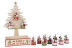 J-LINE BOOM + HANGERS + OPBERGING BERKENHOUT NATUURLIJK/KERST ROOD
