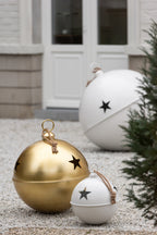 J-LINE KERSTBAL BAL IJZER GOUDKLEURIG EXTRA GROOT