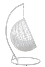 J-LINE HANGSTOEL ROND STAAL WIT