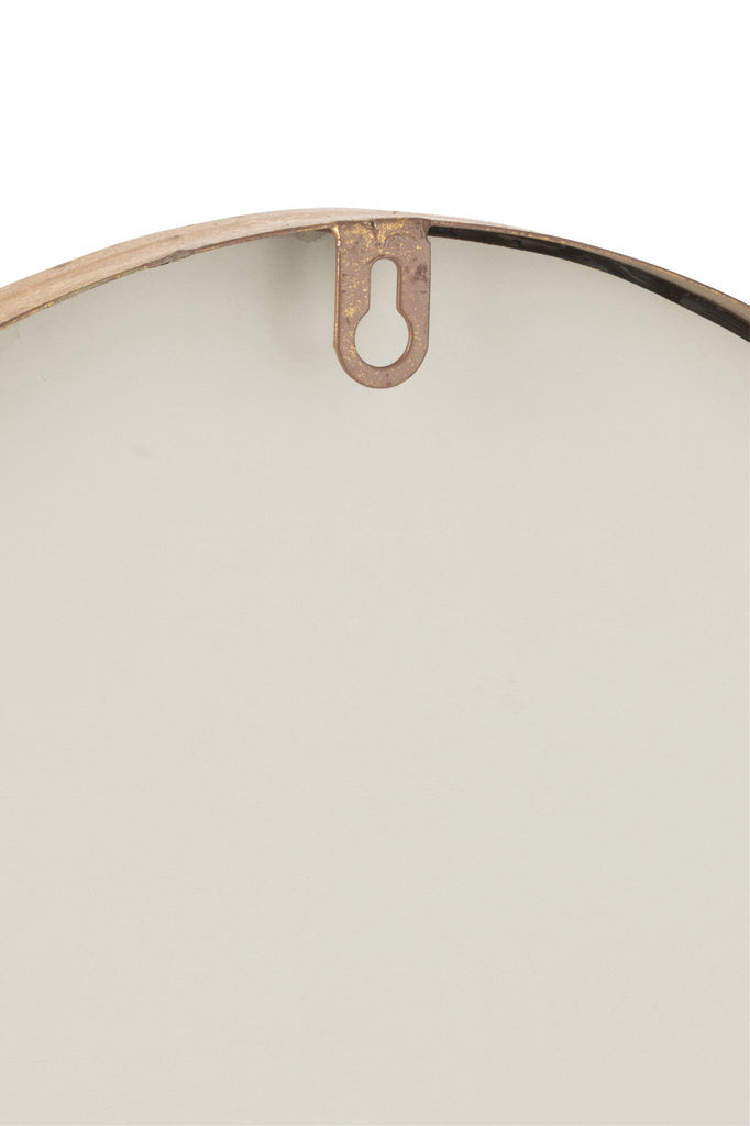  J-LINE SPIEGEL ABSTRACT MDF/GLAS GOUD LARGE