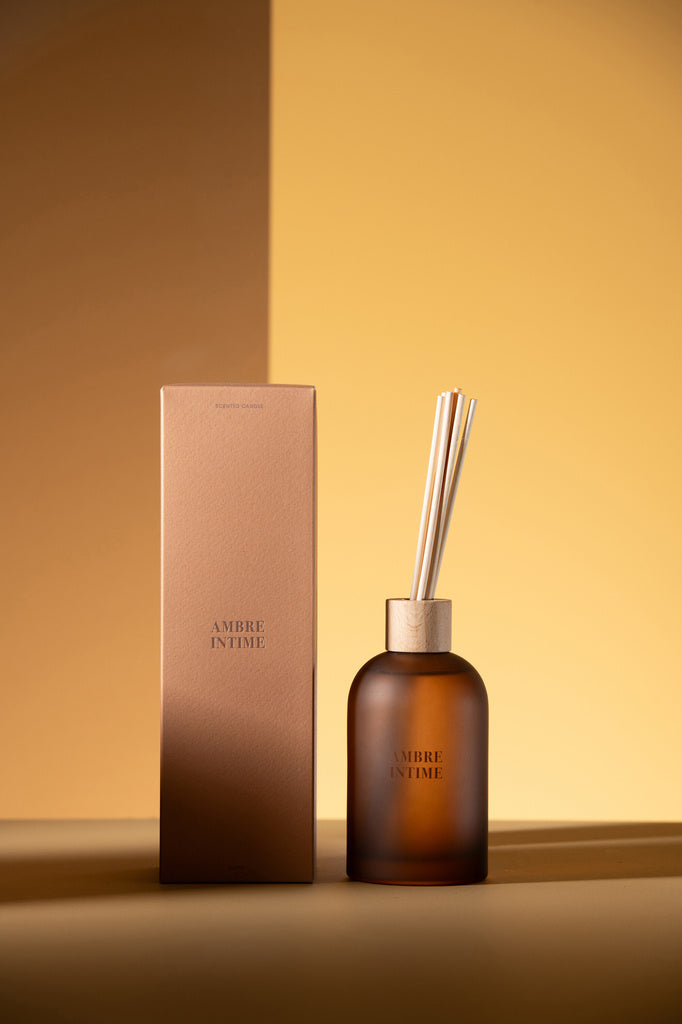 J-LINE REED DIFFUSER ACCORDS ESSENTIELS AMBRE INTIME 250ML 