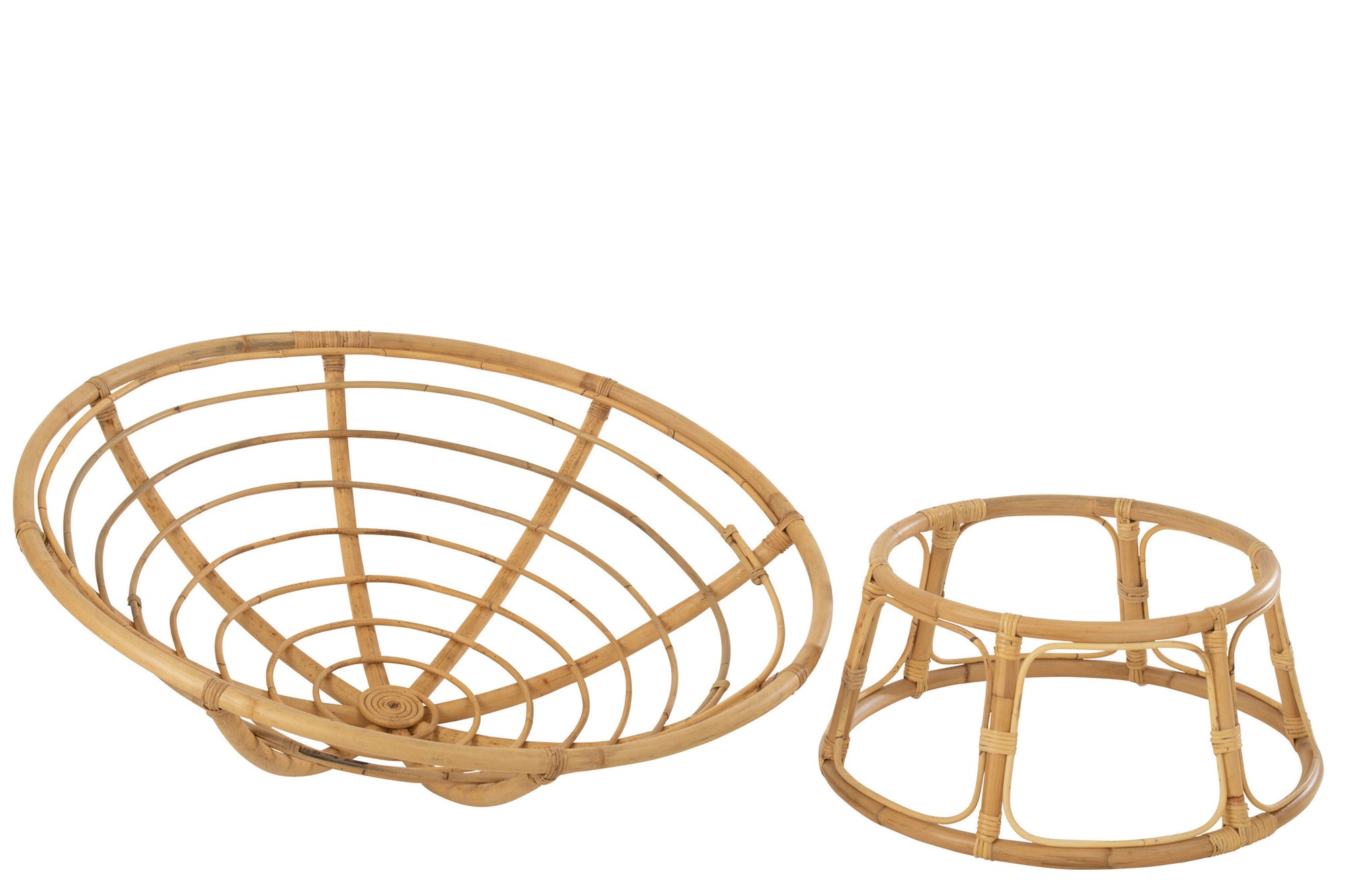 Bank Celine + Kussen Rattan Naturel