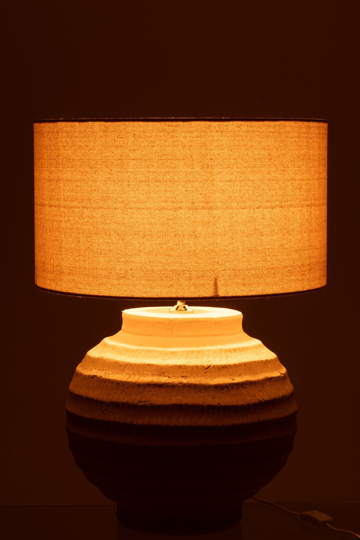 Tafellamp terracotta beige
