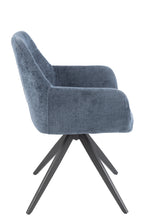 Stoel Louna Ijzer/Acryl Blauw