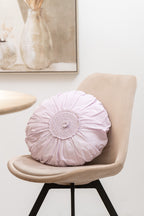 Kussen Ronde Kant Katoen Violet