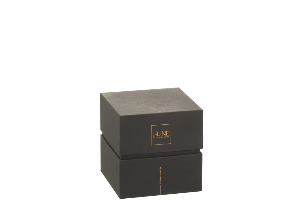 J-Line Scented Candle Noa Woody Aurora Brown Small - 35H