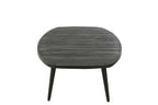 Salontafel Rechthoekig Gerecycled Teak Zwart