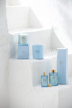 J-Line Geurkaars Blue Fantasy Glas - 30H