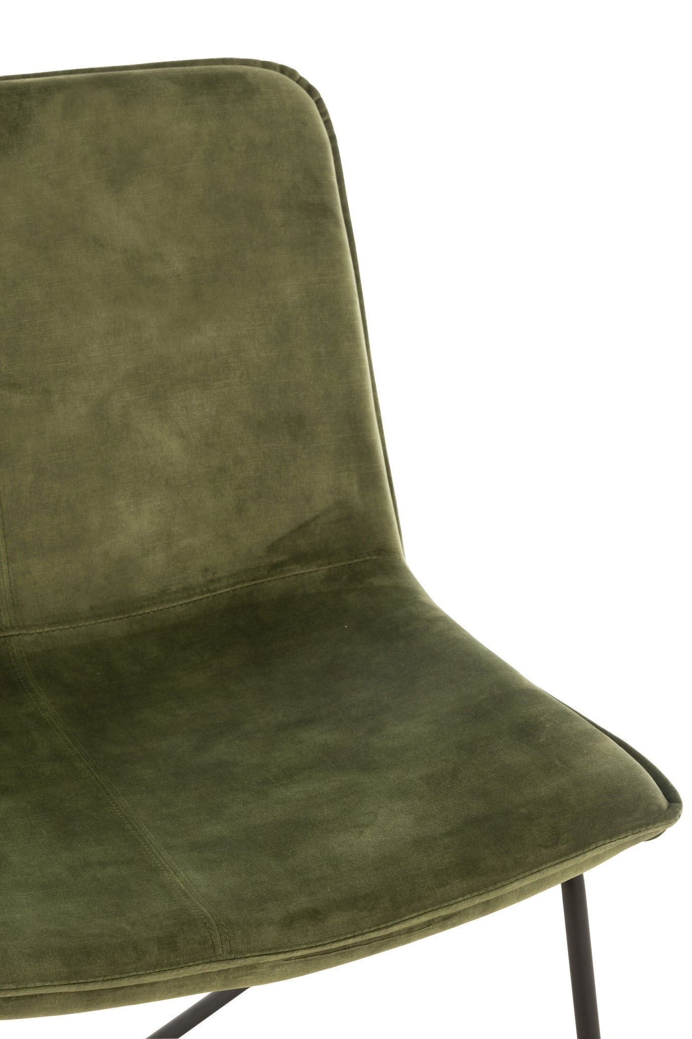 Loungestoel Isabel Metaal/Textiel Groen