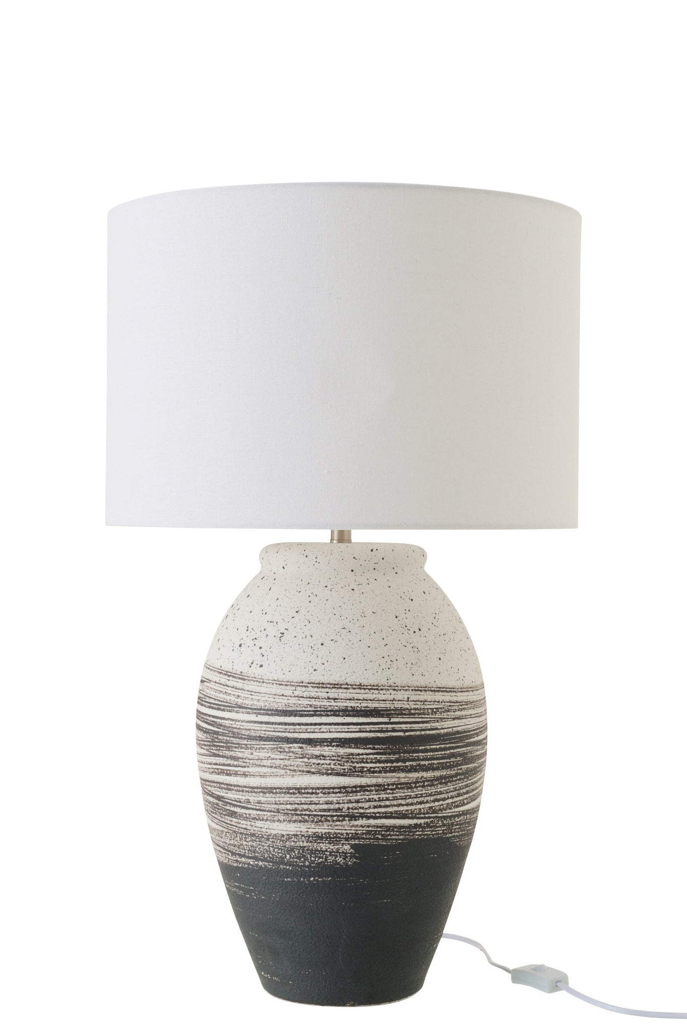 Tafellamp Rolph Keramiek Zwart/Beige