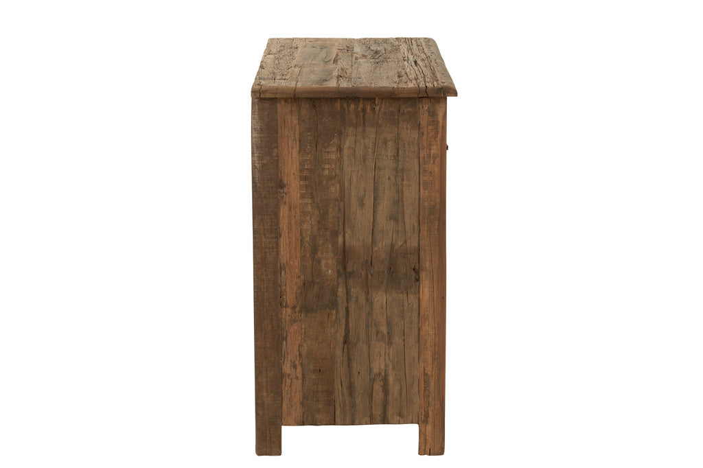 J-LINE KAST VINTAGE – GERECYCLED HOUT BRUIN