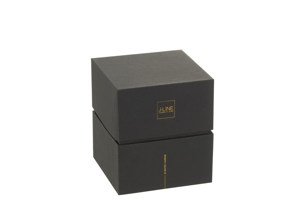 J-Line Geurkaars Noa Sandalwood Zwart/Goud Medium-68h