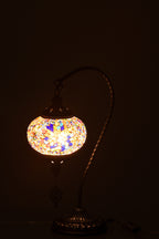 Tafellamp / Hanglamp Mozaïek Glas/Metaal Oranje