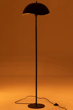 Vloerlamp Metaal/Marmer Zwart