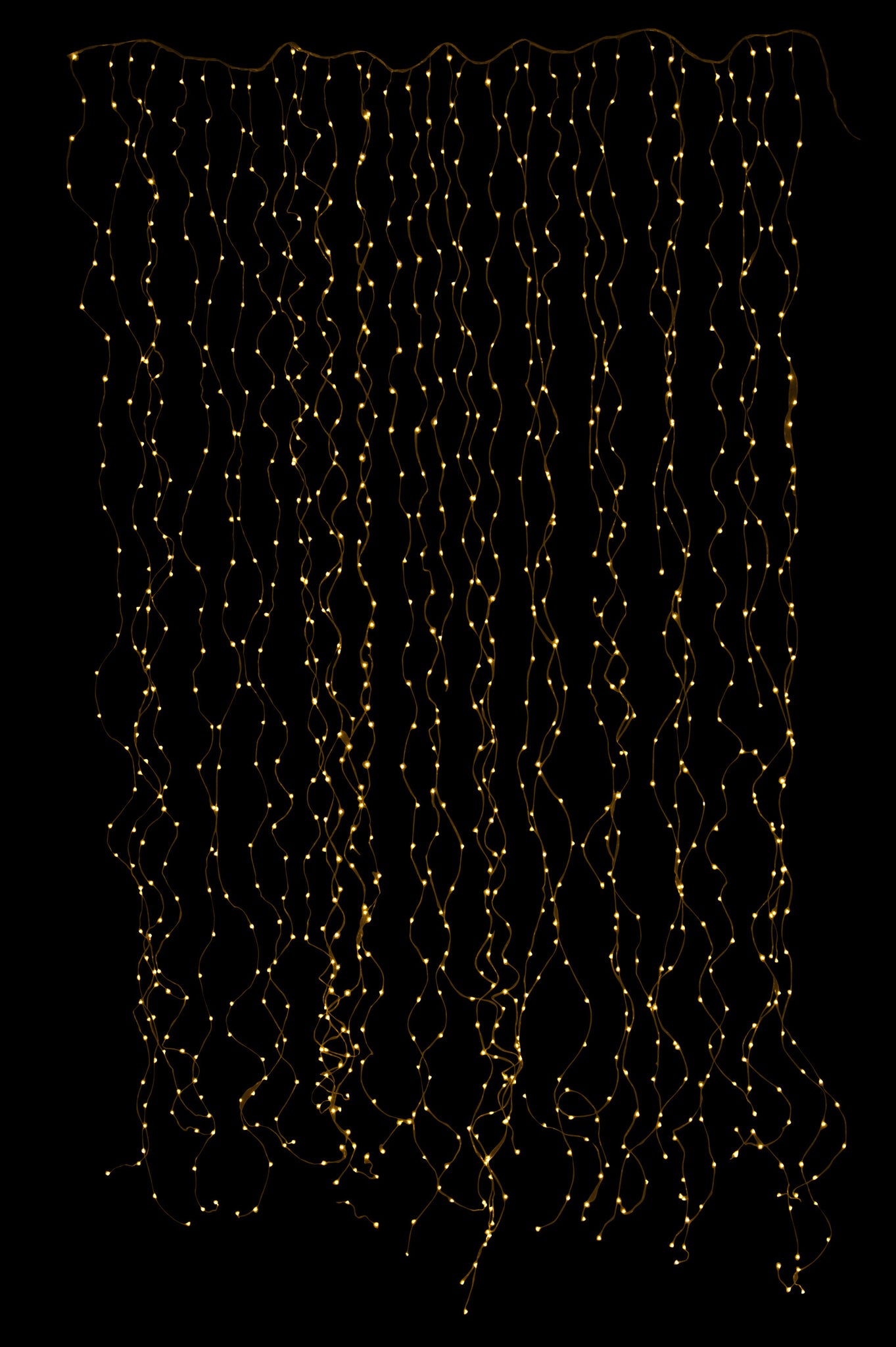 J-LINE KERSTVERLICHTING GORDIJN 2X3M ZILVER 1020 LED WARM WIT