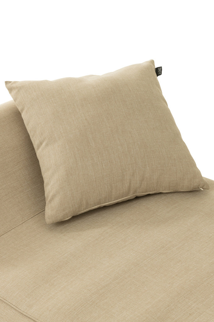 J-LINE KUSSEN OUTDOOR – POLYPROPYLEEN/POLYESTER – BEIGE – 50 CM