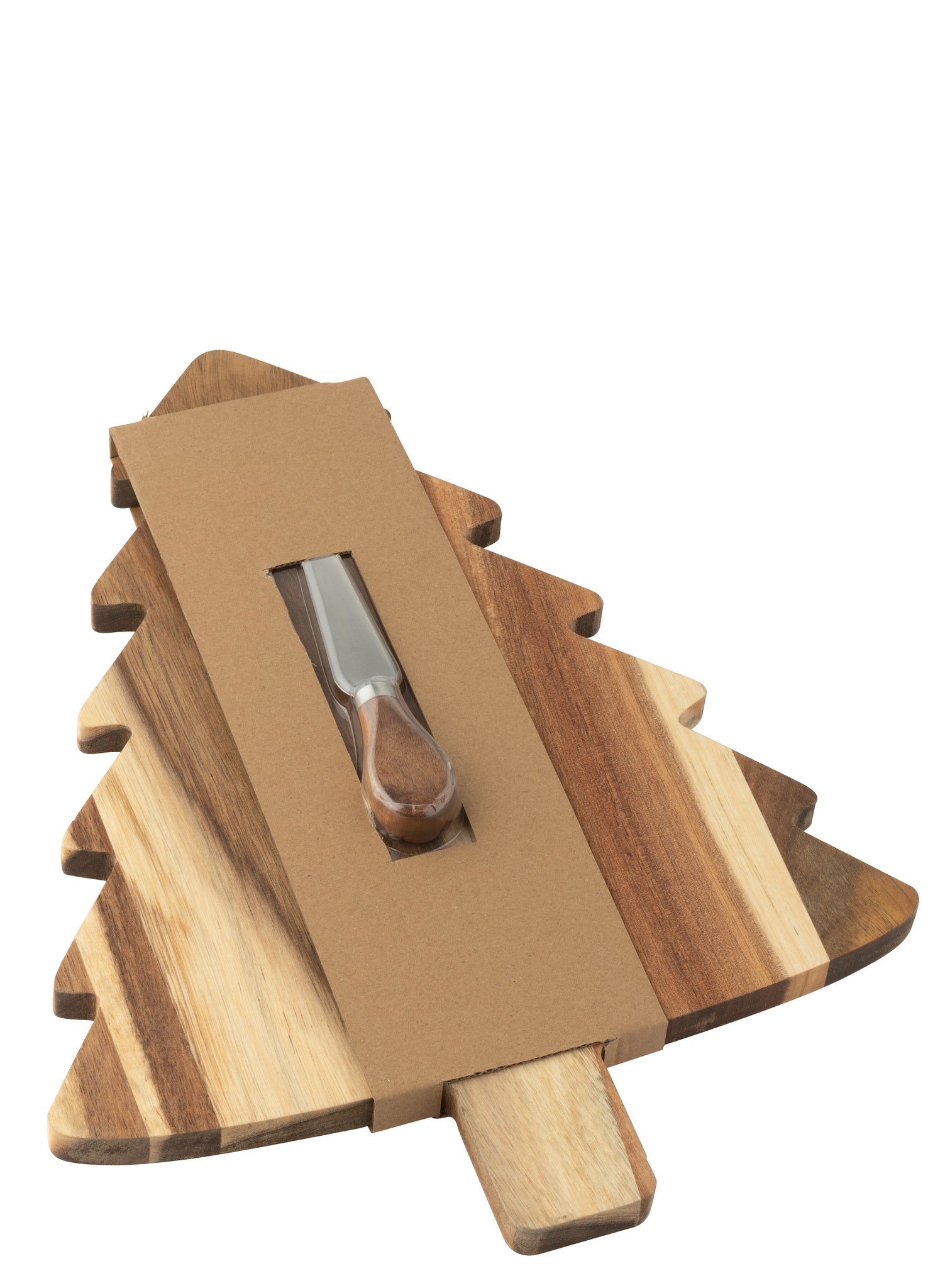 J-LINE KAASPLANK + KAASMES KERSTBOOM KRIJTBORD NATUURLIJK