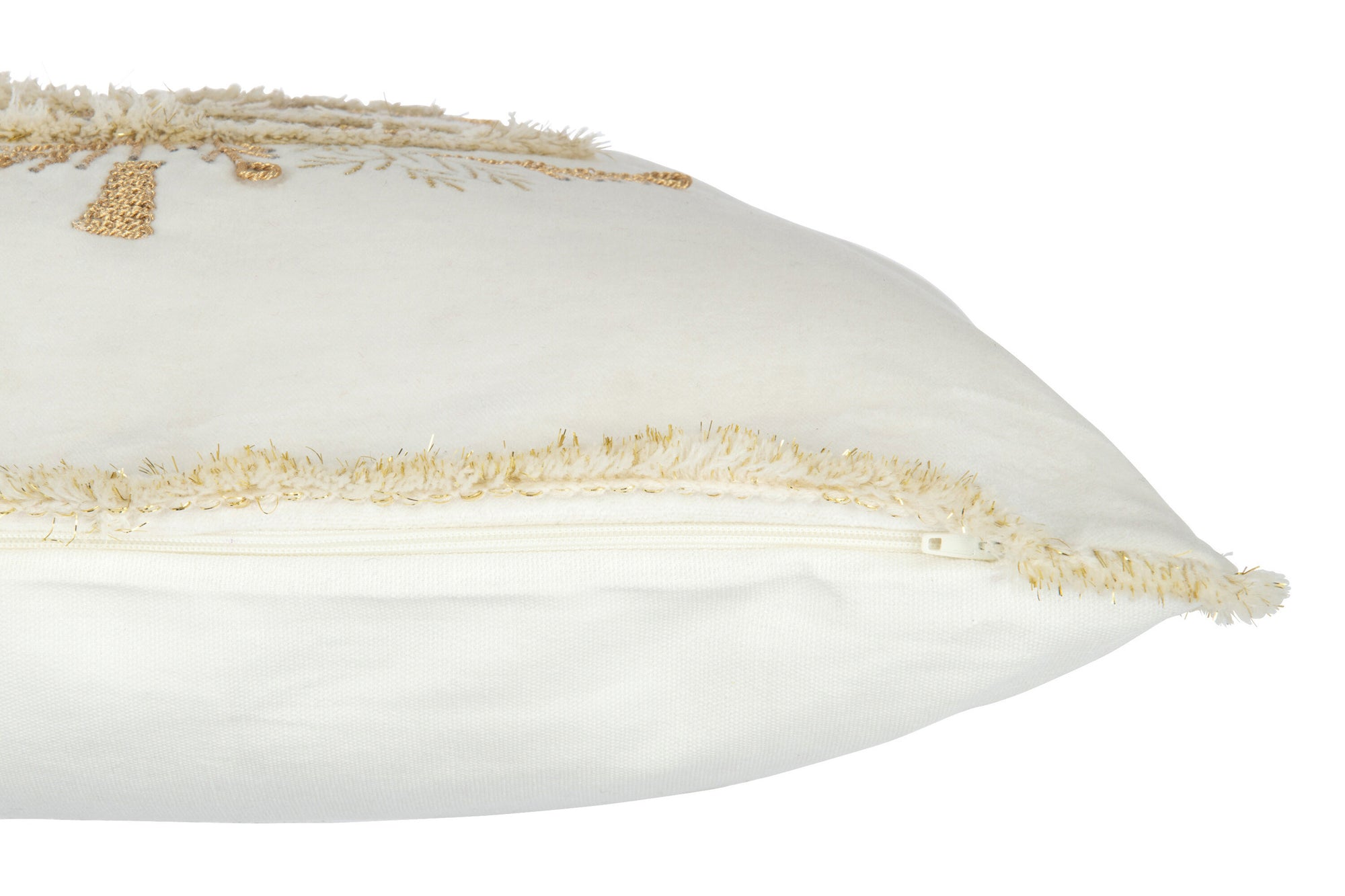 Kussenboom Textiel Wit/Goud