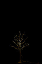J-LINE BOOM BARE+LED METAAL WIT MIDDEL