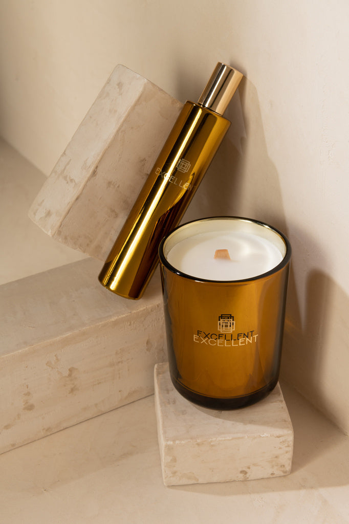 J-Line Home Fragrance Excellent Golden Honey Ochre 