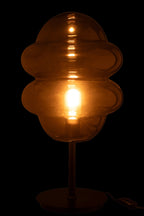 Tafellamp Honinglepel Glas Grijs