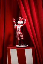 J-LINE MUIS CIRCUS + TAART LIMOENPOEDER KERST ROOD/WIT