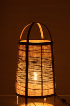 J-LINE FLOOR LAMP JEAN BAMBOO BLUE
