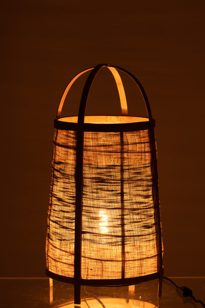 J-LINE FLOOR LAMP JEAN BAMBOO BLUE