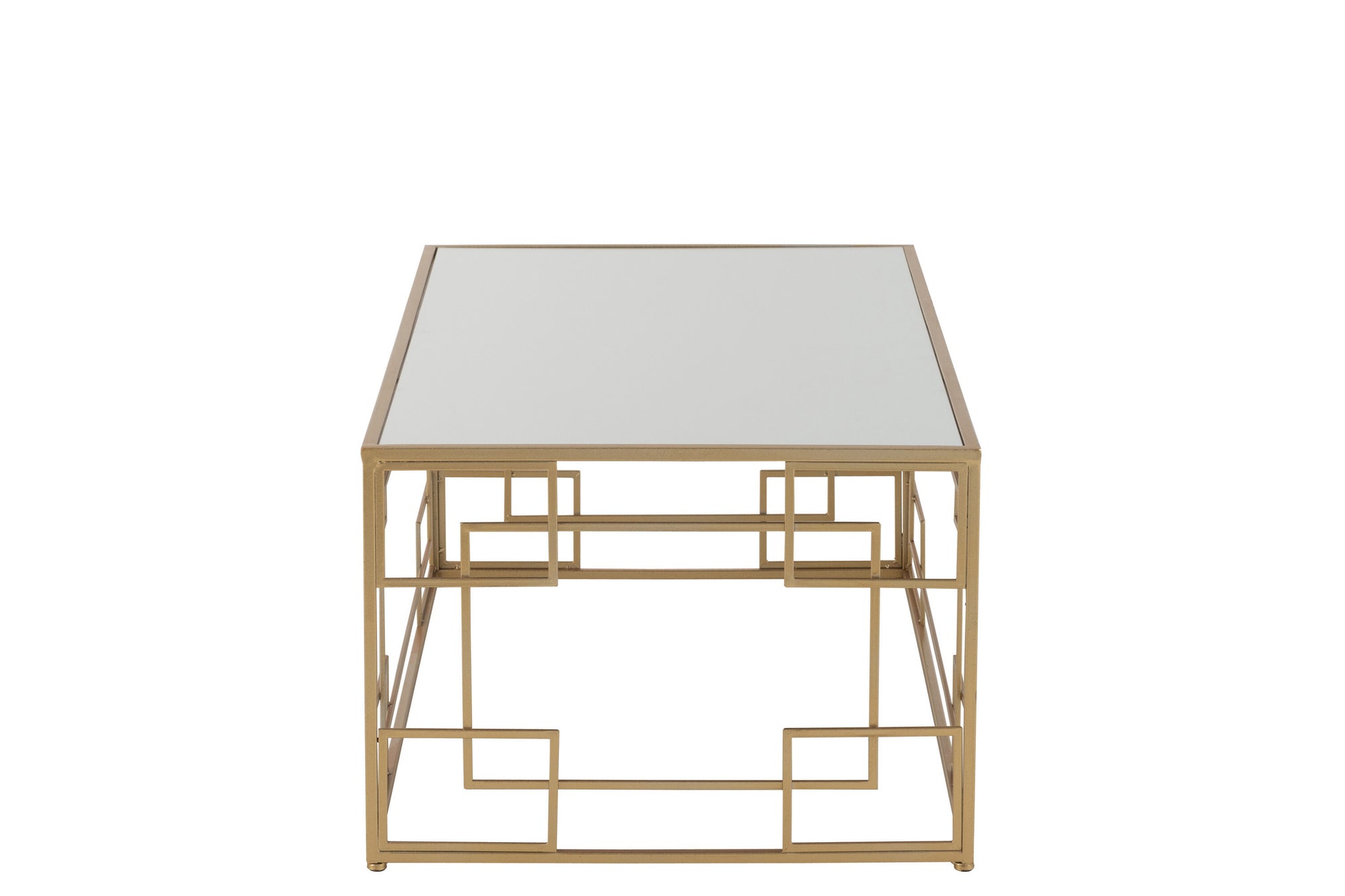 Salontafel Lines Metaal/Glas Goud