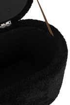 Opbergpoef Teddy Polyester Zwart