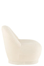 Kruk Teddy Bouclé Wit